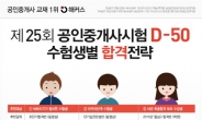 25회 공인중개사시험 D-50, 해커스패스가 추천하는 수험생별 전략계획