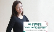 하나대투증권, KOSPI200 야간옵션 이벤트 진행