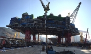 ‘3만7천톤 해양프로젝트’ 대우조선…잭업 작업 완료