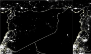 시리아 내전 발발 4주년…사라진 불빛