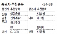 [증권사 추천 종목]조정장세 전망속 실적 뚜렷한 롯데칠성·삼성전자 관심