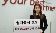 유진투자증권, 최대 22.23% 수익 추구하는 월지급식 ELS 판매