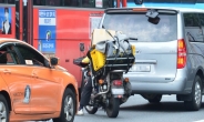 요리조리 곡예운전…오토바이 사고 위험, 승용차의 1.5배