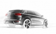 기아차 국내최초 하이브리드 소형 SUV 공개, 어떻게 생겼나?