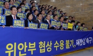 野, 위안부 협상 규탄대회…朴대통령 사과ㆍ尹외교 사퇴 요구