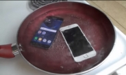[영상] 아이폰6s·갤럭시S7 끓는물에 넣었더니…‘삼성 압승’