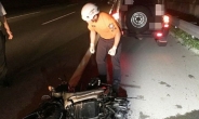 고속도로 달리던 오토바이 3중 추돌 2명 사망