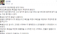 김진태 “특검법 반대, 이정희·채동욱?…코미디다”