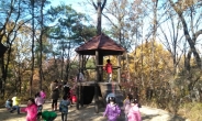 ‘숲속 쉼터’ 꿩고개근린공원 유아숲체험장 완공