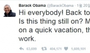 오바마 퇴임후 개인계정 첫 트윗 