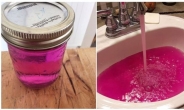 “핑크 레모네이드 아니죠”…캐나다 ‘핫핑크’ 수돗물 콸콸