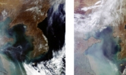 중국서 넘어오는 거대한 미세먼지 폭탄…위성사진 포착