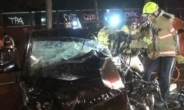 새벽 승용차 가드레일 충돌…50대 여성운전자 사망