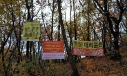[가을산행 불청객②]광고판된 등산로ㆍ흉가된 계곡식당…산, 상업주의로 물들다