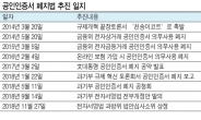 공인인증서폐지法 연내 통과 사실상 무산