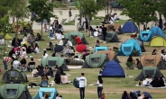 한강서 텐트 사방 닫아두면 과태료 100만원 물린다