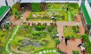 중랑구청 청사 2층에 펼쳐진 녹색정원