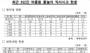 물놀이 사고 6월~8월에 집중…익사사고 10대 이하 30.4% 최다