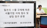 日 수출규제 서울 중기 타격, 메르스 급