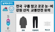 [날씨N코디]  전국 구름 많고 곳곳 눈·비…포근한 날씨 이어져