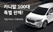 중고 떨이로 나온 타다 카니발…9인승이 '1900만원'