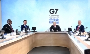 G7에 초청된 한국, 사실상 'G8' 과시…美바이든과 의장국 옆자리 차지