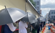 [르포] 선별진료소 둘러싼 검은 우산들…“10~20분만 땡볕 있어도 위험”[촉!]