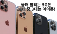 “100만원대, 비싸도 아이폰” 팔리는 5G폰 3대 중 1대 아이폰