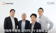 한화투증, 유튜브TV 1200만뷰 돌파