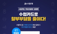 Sh수협카드, G마켓·옥션서 최대 7개월 무이자할부 서비스 실시