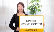 KB자산운용, 고배당 ETF 분할매수 추천
