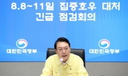尹대통령, 집중호우 대처 관계기관 긴급 점검회의 개최