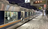 꽁꽁 얼어붙은 아시아…일본도 폭설에 철도·도로 마비