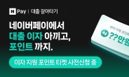 네이버페이, 대환대출 사전 신청 시작…‘전 국민 이자지원 포인트’ 티켓 제공