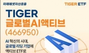 미래에셋, ‘TIGER 글로벌AI액티브 ETF’ 신규 상장 [투자360]