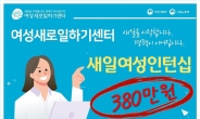 경기도일자리재단, 최대 380만원 지원 새일여성인턴 모집