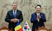 尹, 루마니아 대통령과 정상회담…방산·원전 협력 ‘전략적 동반자’ 강화