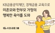 KB금융공익재단, 미혼모·한부모 가정에 경제자립교육 진행