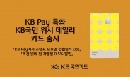 “스탬프 모으면 전월 실적 10만원”…KB국민카드, ‘WE:SH Daily 카드’ 출시