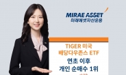 미래에셋, ‘TIGER 미국배당다우존스 ETF’ 연초 이후 개인 순매수 1위