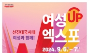 대구시, '2024 여성UP엑스포' 9월 6~7일 엑스코서 개최