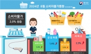 [속보]8월 소비자물가 2.0% 