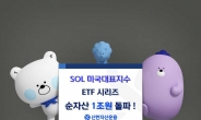 신한운용 ‘SOL 미국 대표지수 ETF’ 시리즈 순자산 1조원 돌파 [투자360]