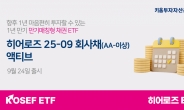 키움운용, 1년짜리 ‘만기매칭형 채권 ETF’ 출시 [투자360]