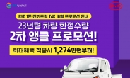 GS글로벌, BYD 1톤 전기트럭 T4K, 10월 파격 판매 조건 연장