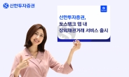 신한證, 토스뱅크 앱 내 장외채권 거래 서비스 출시 [투자360]