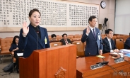 [헤럴드pic] 증인 선서하는 강혜경