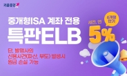 키움證, 중개형 ISA 전용 특판 ELB 판매 [투자360]