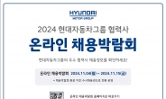 2024 현대자동차그룹 채용박람회 개최…“자동차 산업 고용 활기 제고”