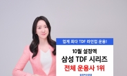 삼성자산운용 “10월에만 TDF에 501억원 유입…전체 운용사 1위”